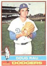 1976 Topps Baseball Cards      124     Doug Rau